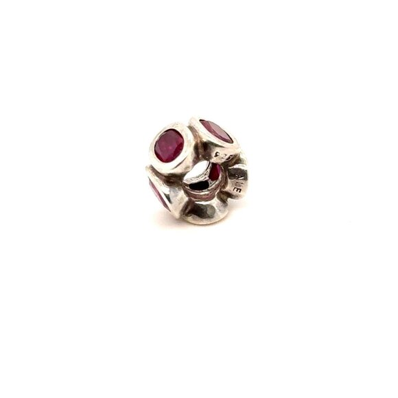 Pandora Fuchsia Pink Cz Oval Lights Charm - Picture 3 of 5